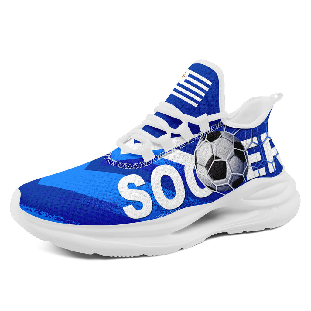 Custom Uruguay 2026 World Cup Sneakers DIY Country Flag Running Shoes Lightweight Sport Shoes Gift for Football Fans Personalized Team Name and Logo FN079-F009082-5