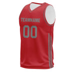 Custom Red Classic Style Sports Uniform Basketball Jersey BBJ01-D020105-1