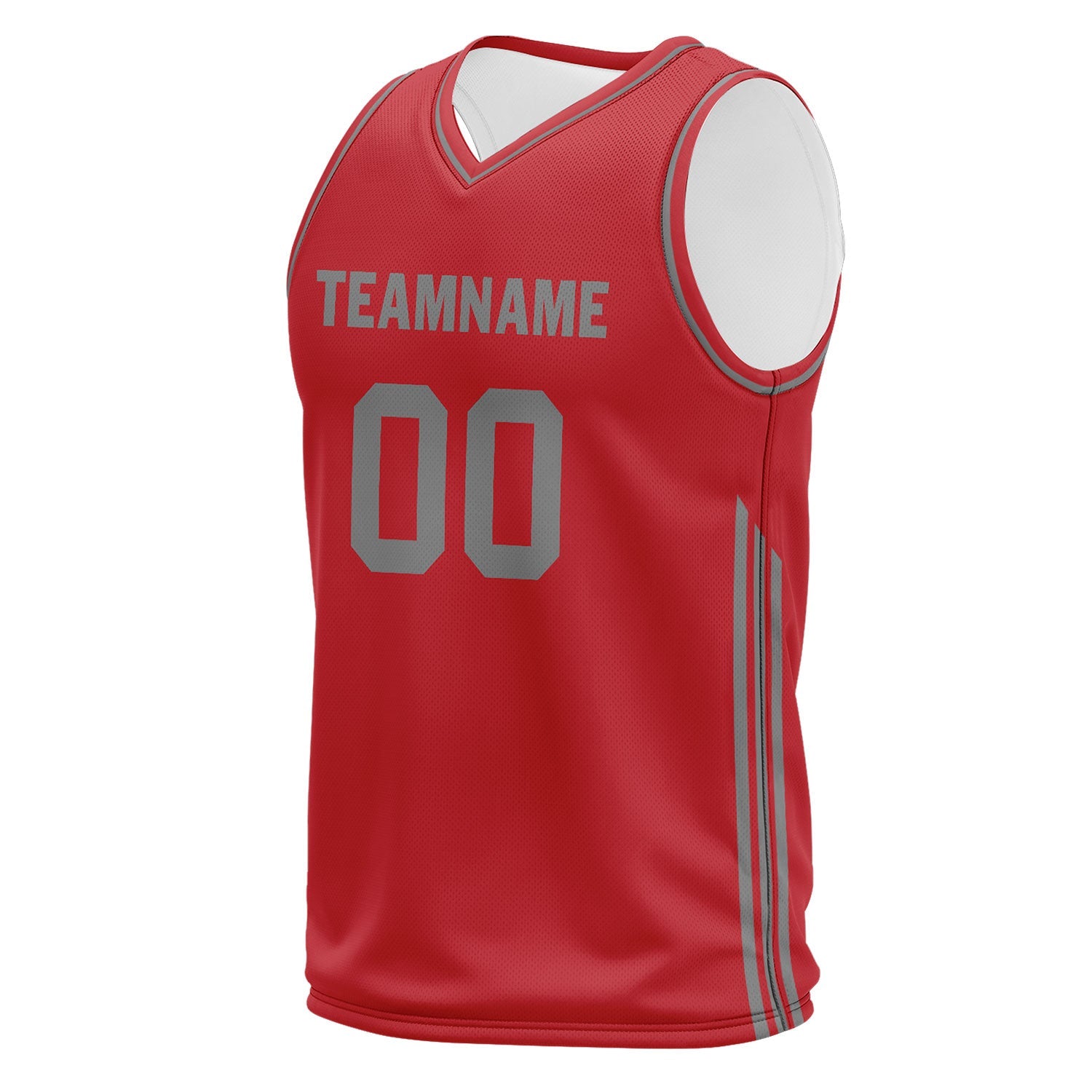 Custom Red Classic Style Sports Uniform Basketball Jersey BBJ01-D020105-1