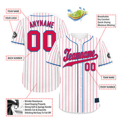 Custom Stripe Fashion Personalized Authentic Baseball Jersey BSBJ01-E025078-15