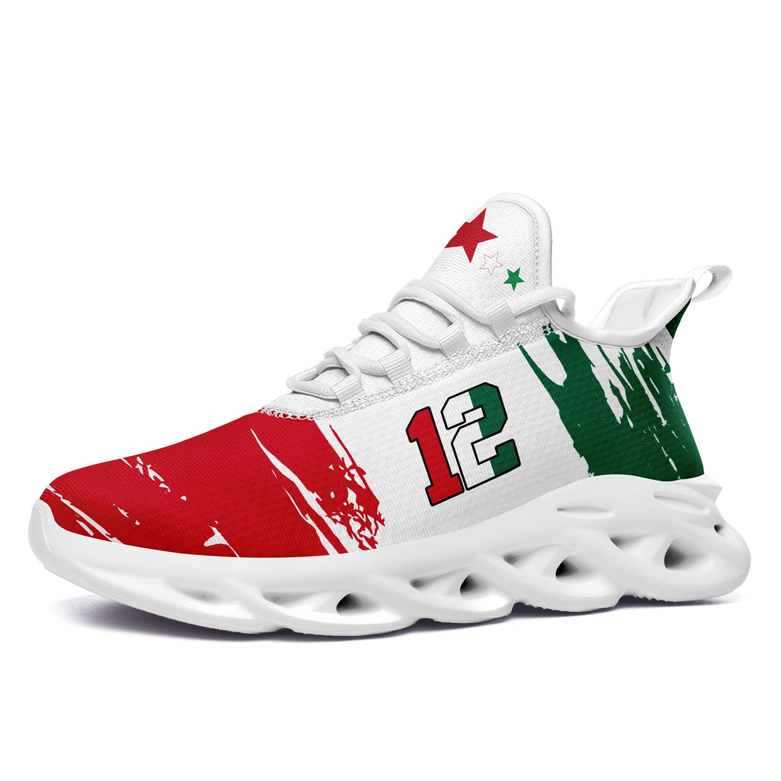 Custom 2026 World Cup Mexico Sneakers DIY Country Flag Running Shoes Lightweight Sport Shoes Gift for Football Fans Personalized Team Name and Logo FN003-F023078-5