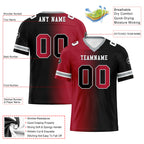 Custom Red Black Georgia Personalized Authentic Football Jersey FBJ02-D028017-2