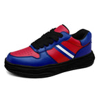 Custom Red Blue Buffalo Shoes Personalized Sneaker FN032-D020389-4