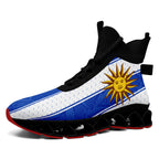 Custom Uruguay 2026 World Cup Sneakers DIY Country Flag Running Shoes Lightweight Sport Shoes Gift for Football Fans Personalized Team Name and Logo FN029XD-F009111-3