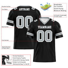 Custom Black Las Vegas Personalized Authentic Football Jersey FBJ02-D025033-23