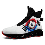Custom South Korea 2026 World Cup Sneakers DIY Country Flag Running Shoes Lightweight Sport Shoes Gift for Football Fans Personalized Team Name and Logo FN029XD-F009084-2