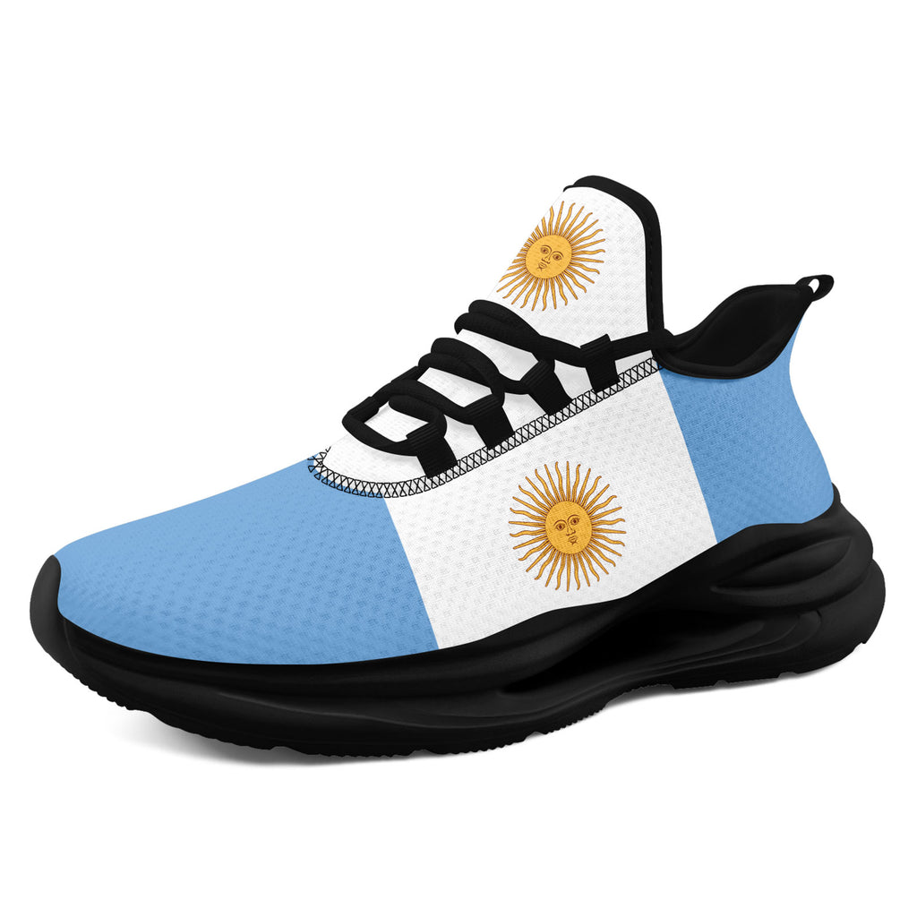 Custom 2026 World Cup Argentina Sneakers DIY Country Flag Running Shoes Lightweight Sport Shoes Gift for Football Fans Personalized Team Name and Logo FN079-F027048-1