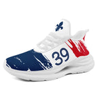 Custom France 2026 World Cup Sneakers DIY Country Flag Running Shoes Lightweight Sport Shoes Gift for Football Fans Personalized Team Name and Logo FN079-F020045-5