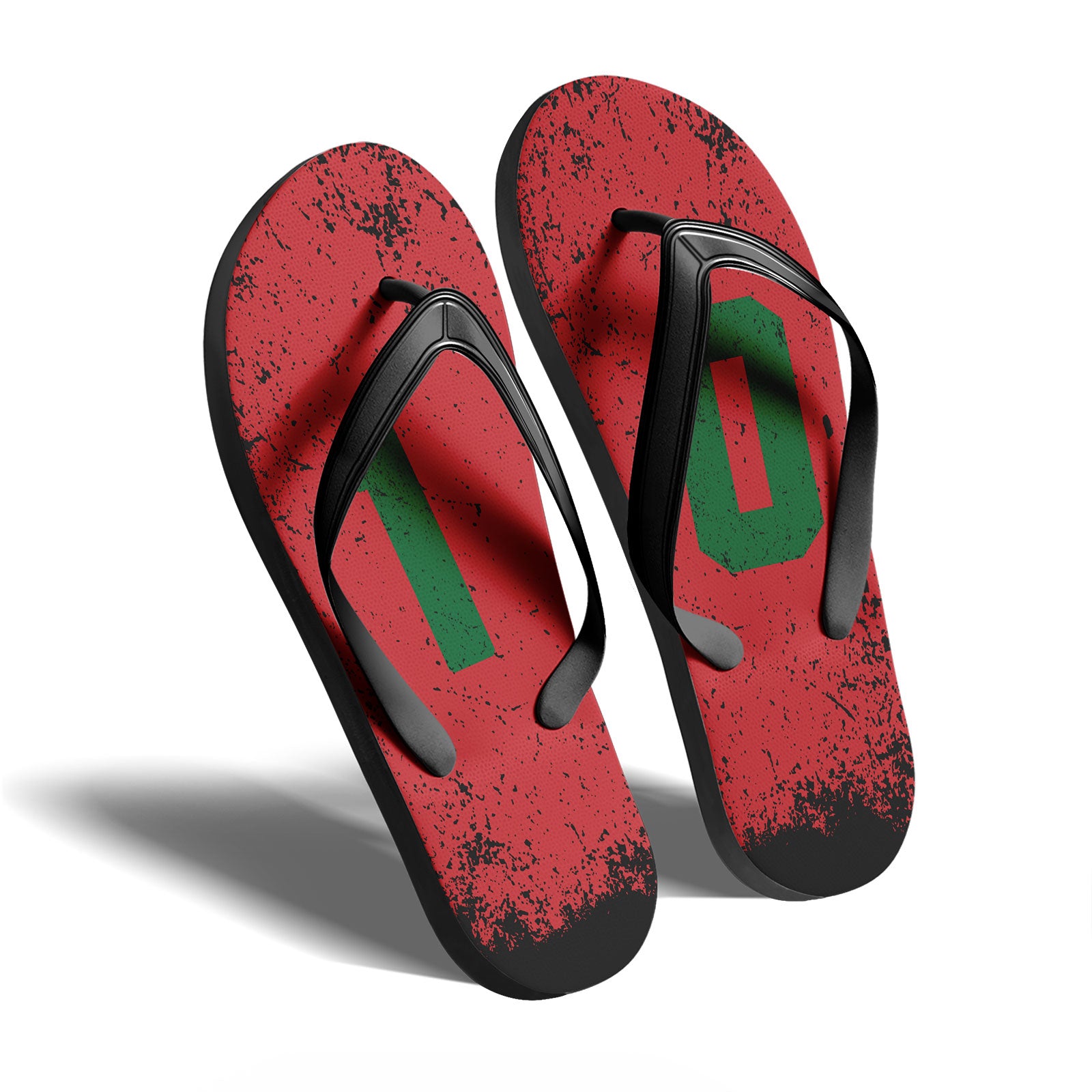 Custom Morocco 2026 World Cup Sneakers DIY Country Flag Running Shoes Lightweight Sport Shoes Gift for Football Fans Personalized Team Name and Logo FN058-F009124-1