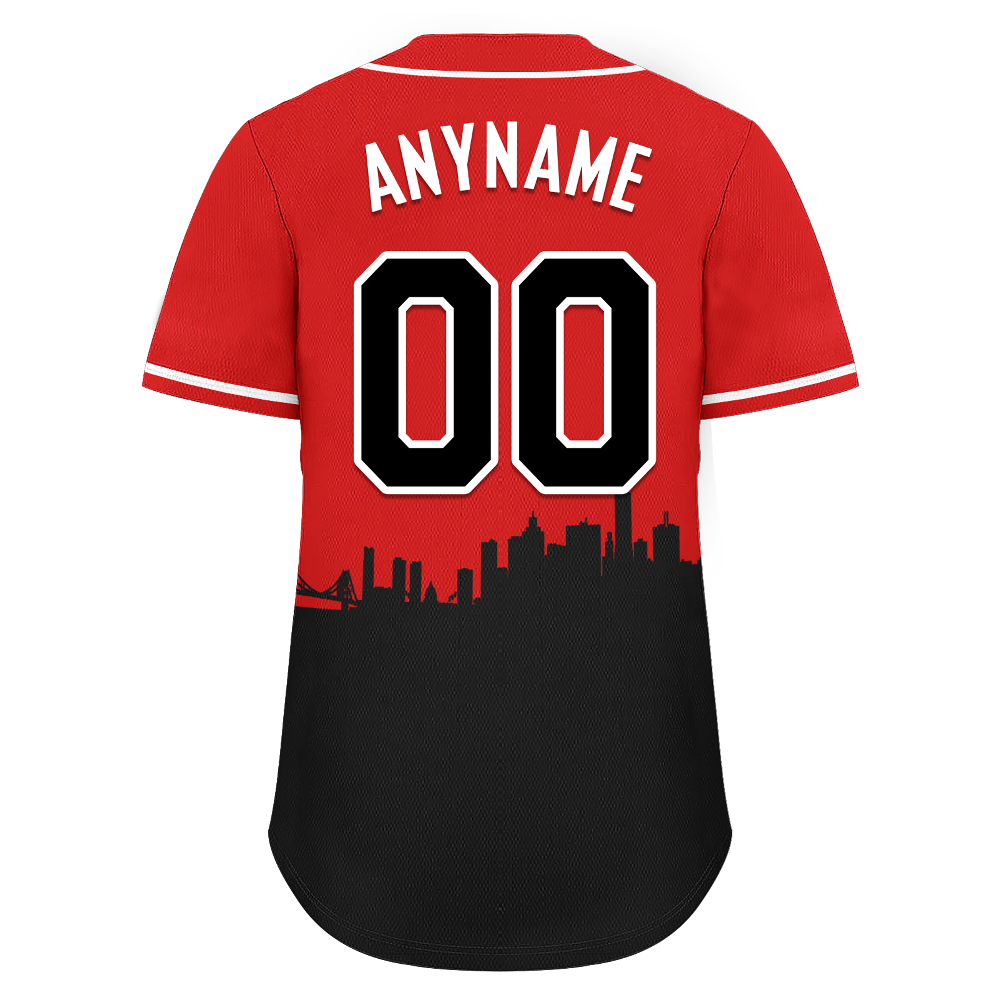 Custom Red Black City Edition Personalized Authentic Baseball Jersey BSBJ01-D017126