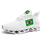 Custom 2026 World Cup Brazil Sneakers DIY Country Flag Running Shoes Lightweight Sport Shoes Gift for Football Fans Personalized Team Name and Logo FN003XD-F027047-3