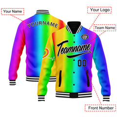 Custom Jacket Bomber Full-Snap Varsity Letterman Personalized Jacket FZ005-D025003-6