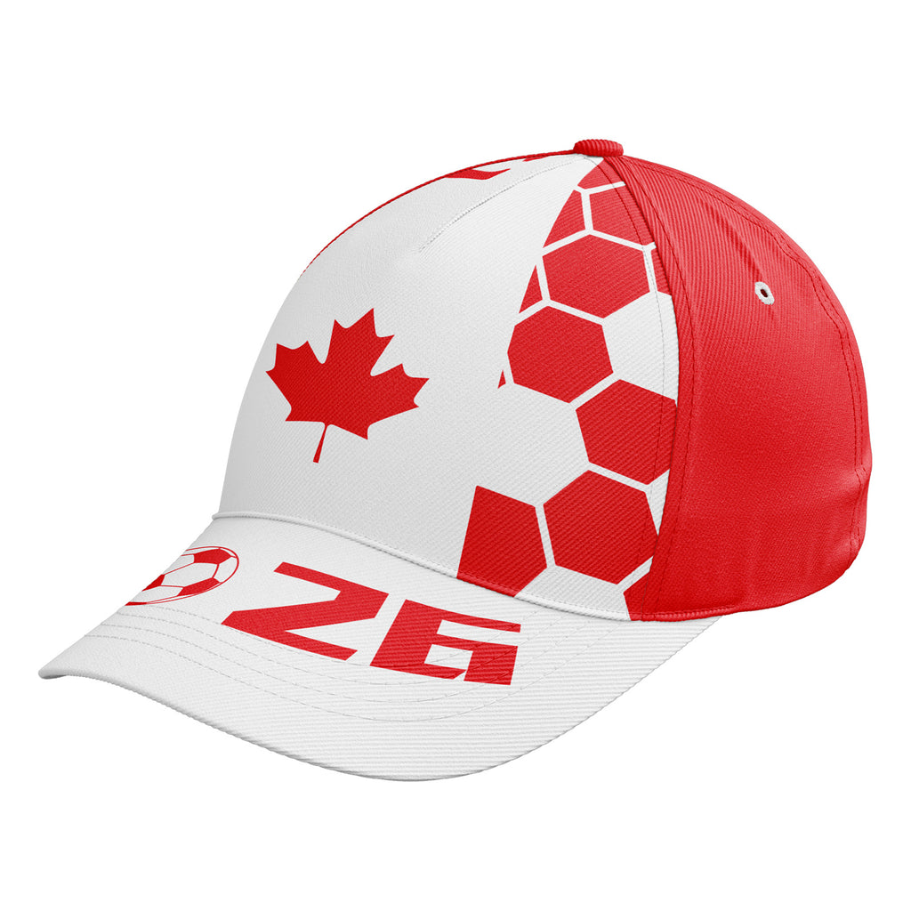 Personalized 2026 Canada Soccer Fan Hat - Add Your Name & Design Custom 2026 Football Tournament Hat YW061-F023093-2