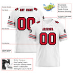 Custom White Arizona Personalized Authentic Football Jersey FBJ02-D020256-1