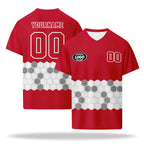 Custom 2026 World Cup Austria High Quality Soccer Stadium Version Jersey Sneakers Sports Shoes and Hat Combo Offer Personalized Team Name and Logo ZH-F027104-4