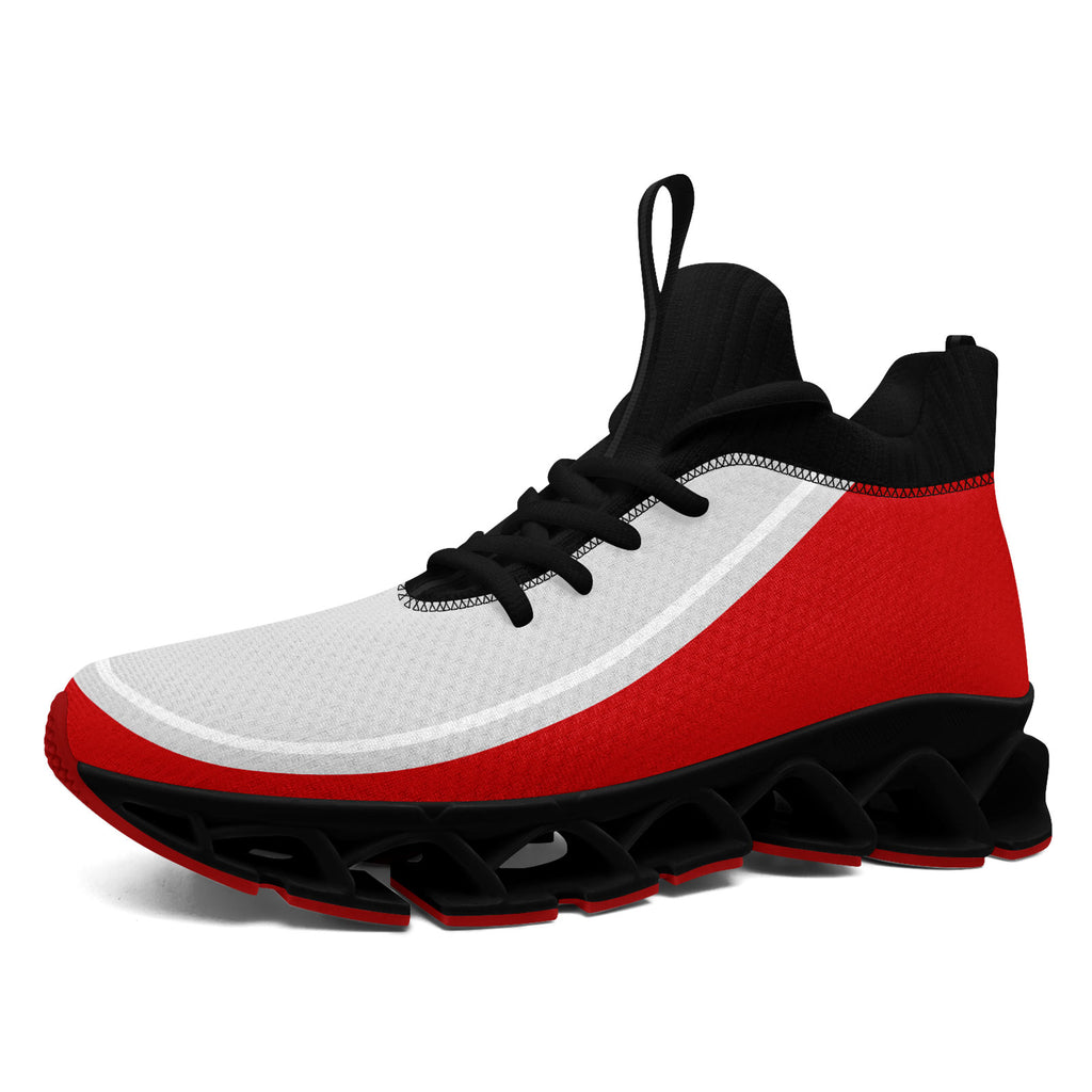 Custom Red Gray Maxsoul Shoes Personalized Sneaker FN030XD-D020388-21