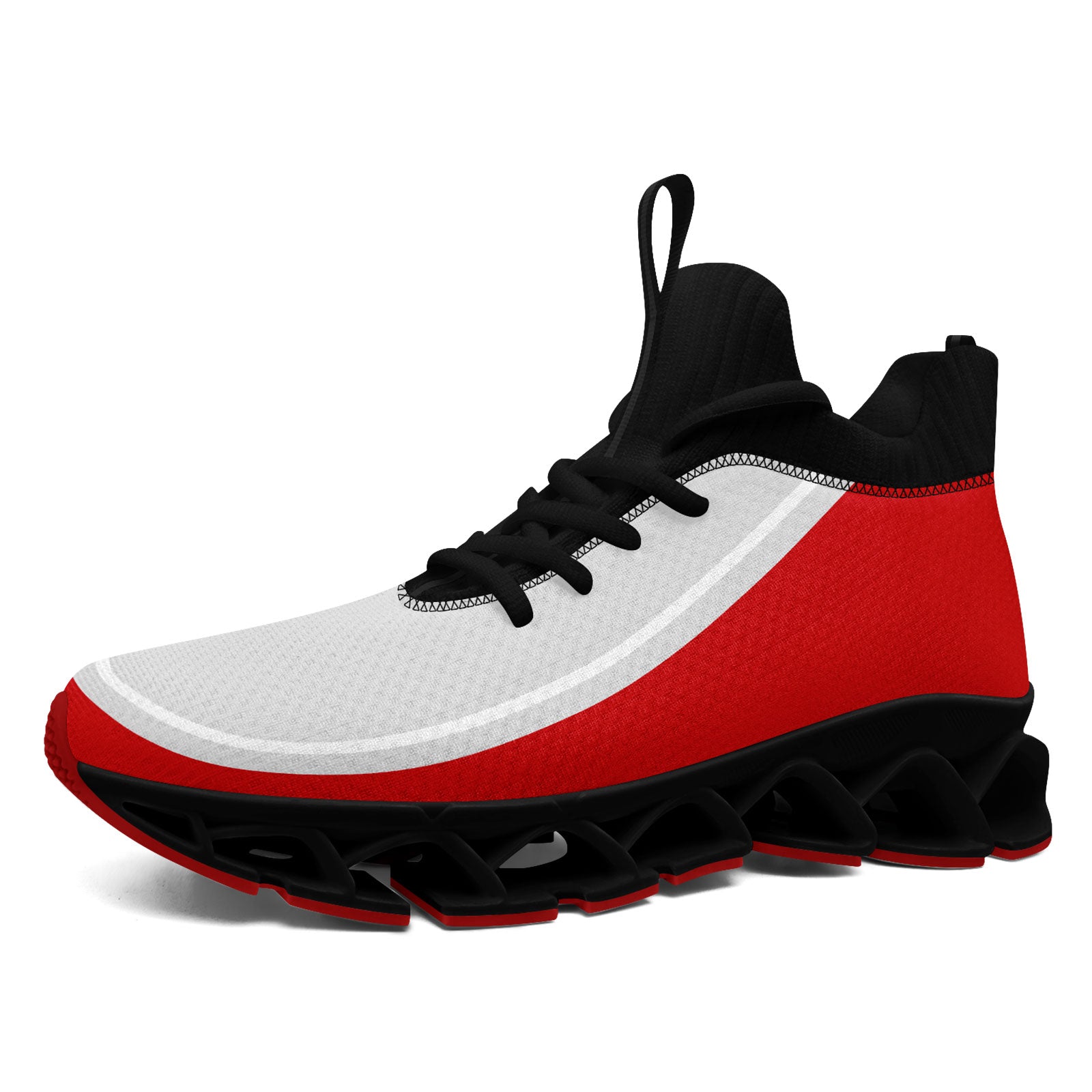 Custom Red Gray Maxsoul Shoes Personalized Sneaker FN030XD-D020388-21