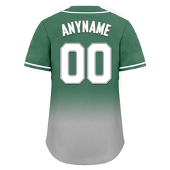 Custom Green Grey Fade Fashion Personalized Authentic Baseball Jersey BSBJ01-D0a70c9