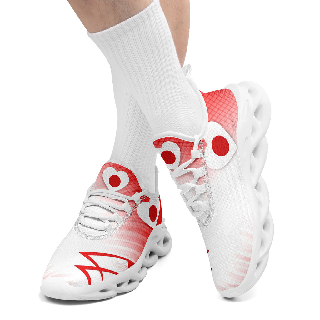 Custom Japan 2026 World Cup Sneakers DIY Country Flag Running Shoes Lightweight Sport Shoes Gift for Football Fans Personalized Team Name and Logo FN003-F025044-10