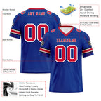 Custom Blue Buffalo Football Jersey and Sports Shoes Combo Offer Personalized Combo ZH-D025008-5