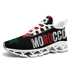 Custom Morocco 2026 World Cup Sneakers DIY Country Flag Running Shoes Lightweight Sport Shoes Gift for Football Fans Personalized Team Name and Logo FN003XD-F009086-1