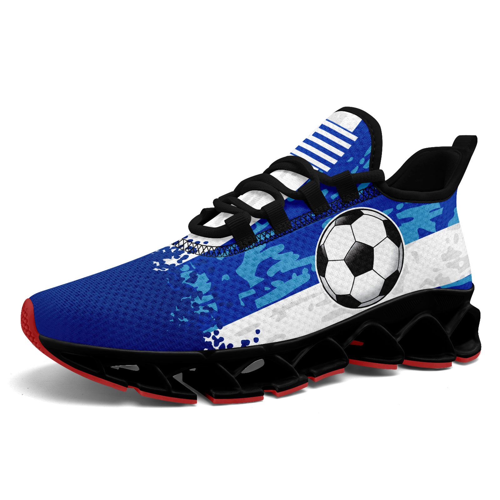 Custom Uruguay 2026 World Cup Sneakers DIY Country Flag Running Shoes Lightweight Sport Shoes Gift for Football Fans Personalized Team Name and Logo FN003XD-F009085-2
