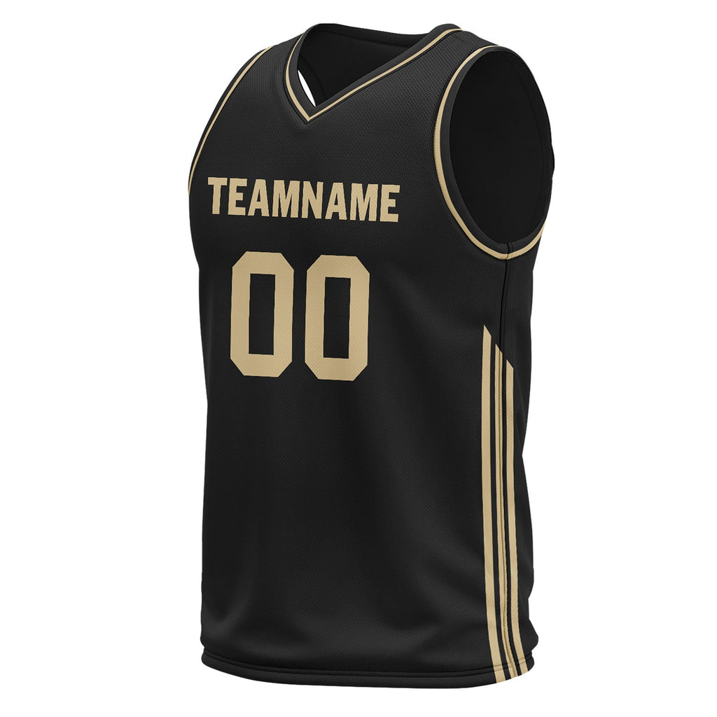 Custom Black Classic Style Sports Uniform Basketball Jersey BBJ01-D020105-17
