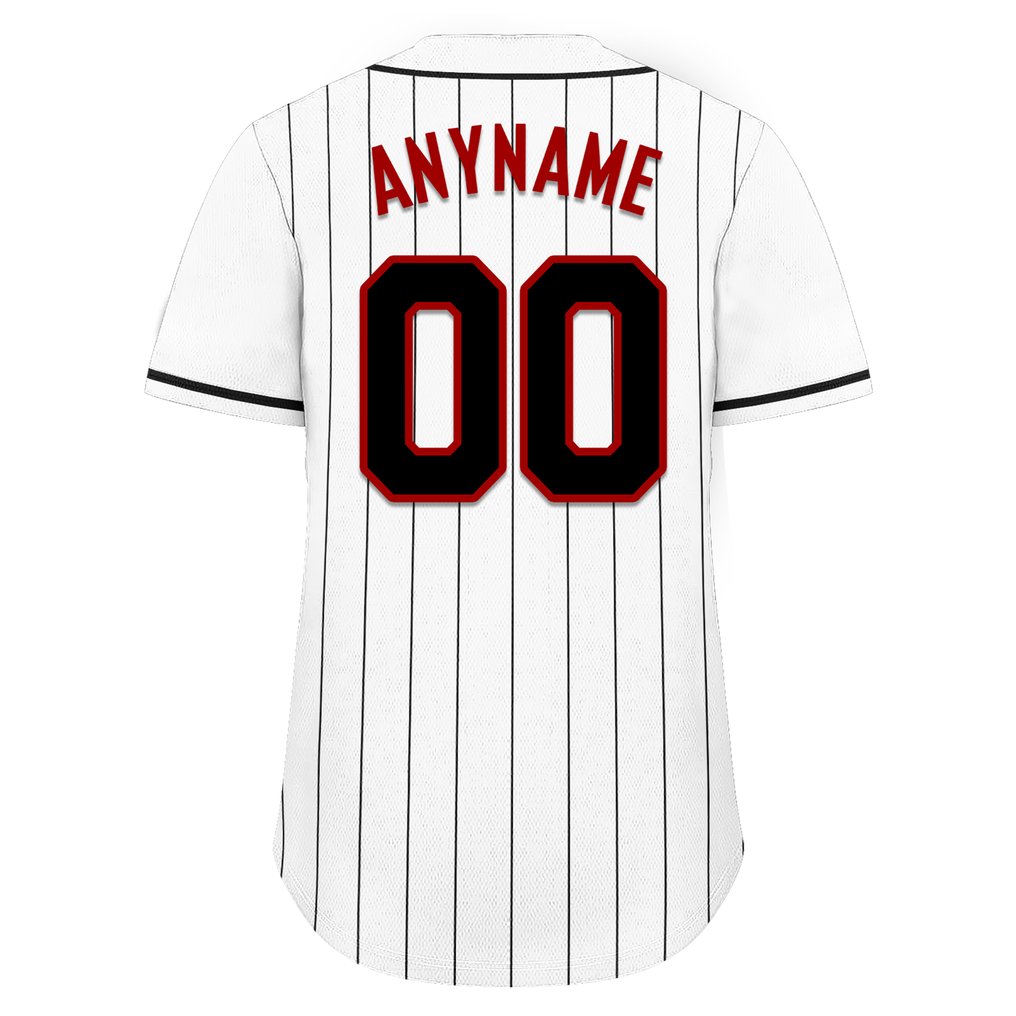 Custom White Stripe Fashion Personalized Authentic Baseball Jersey BSBJ01-D017224