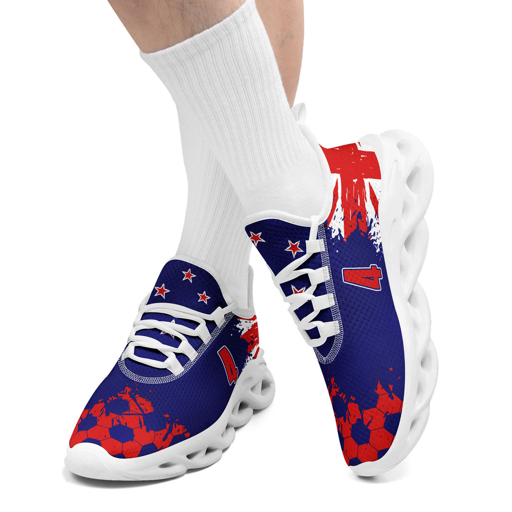 Custom 2026 World Cup New Zealand Sneakers DIY Country Flag Running Shoes Lightweight Sport Shoes Gift for Football Fans Personalized Team Name and Logo FN003-F027079-3