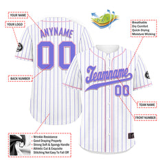 Custom Stripe Fashion Personalized Authentic Baseball Jersey BSBJ01-E025078-19