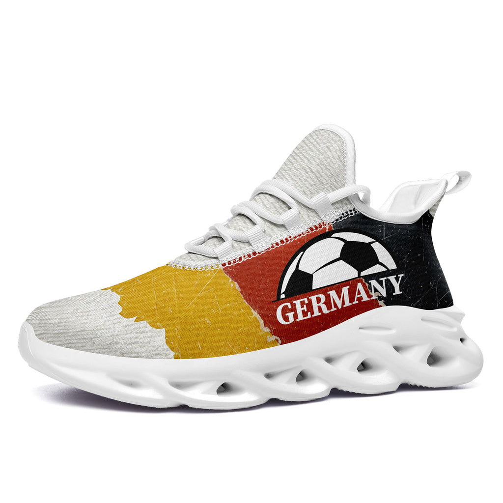 Custom Germany 2026 World Cup Sneakers DIY Country Flag Running Shoes Lightweight Sport Shoes Gift for Football Fans Personalized Team Name and Logo FN003-F025035-7