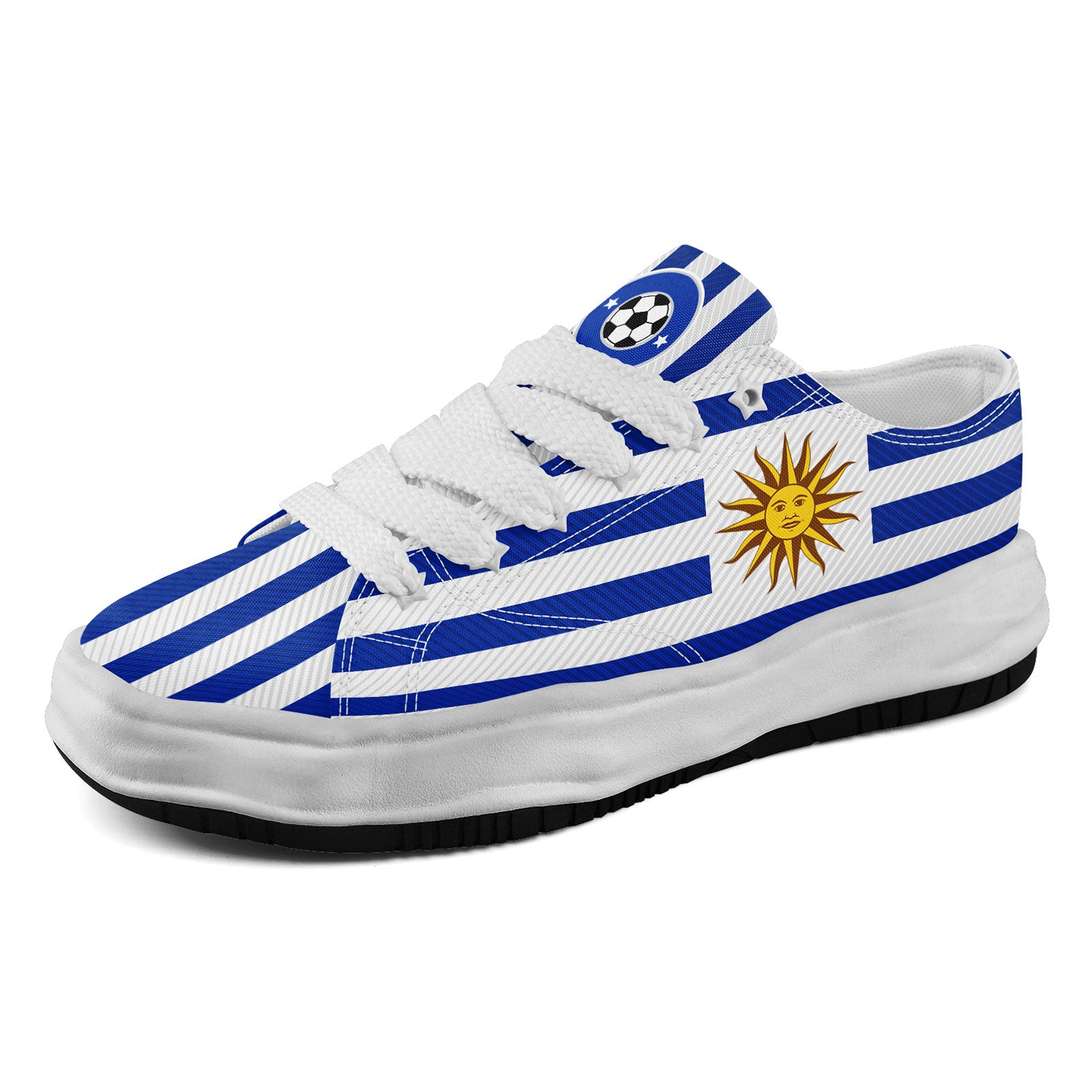 Custom Uruguay 2026 World Cup Sneakers DIY Country Flag Running Shoes Lightweight Sport Shoes Gift for Football Fans Personalized Team Name and Logo FN038-F009112-4