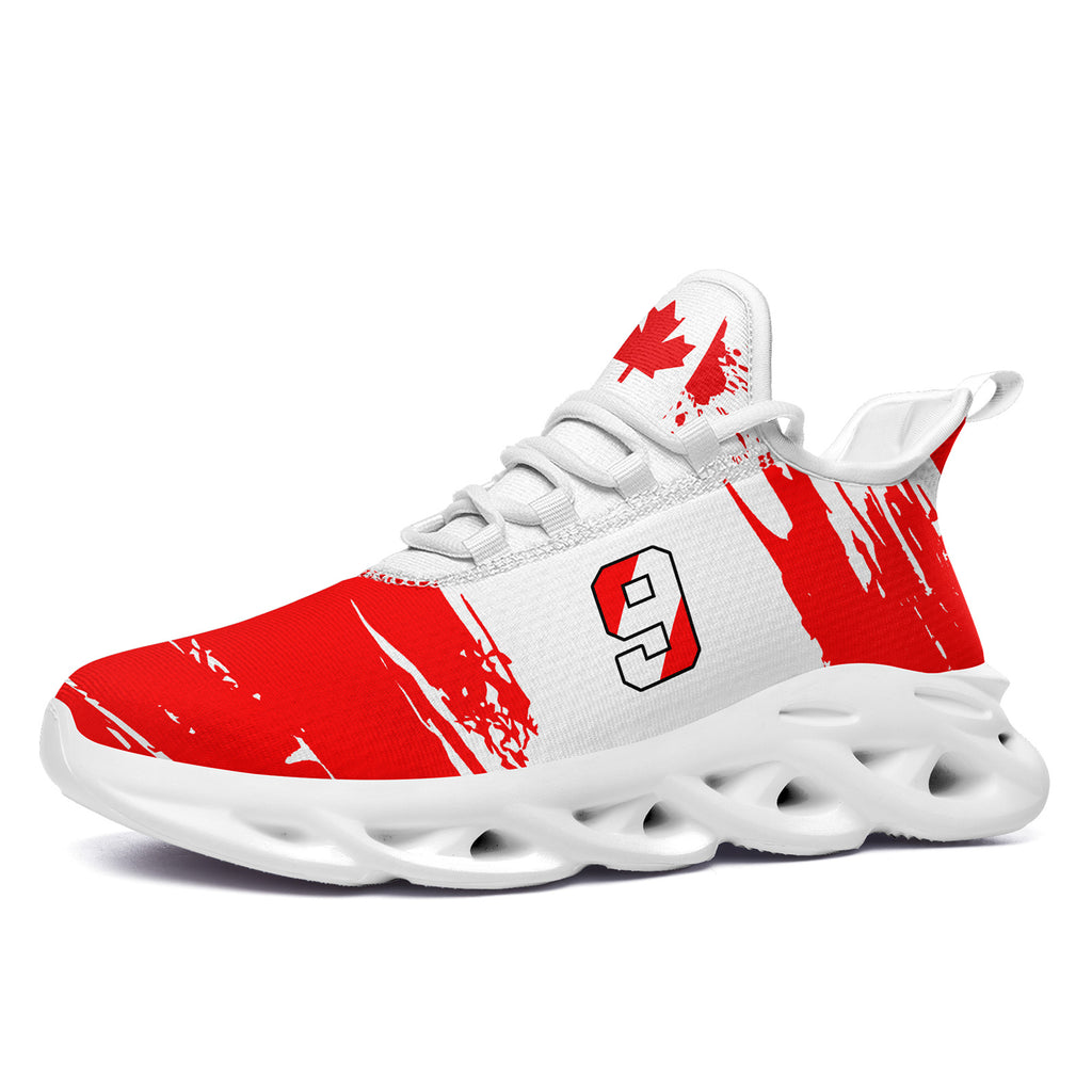 Custom 2026 World Cup Canada Sneakers DIY Country Flag Running Shoes Lightweight Sport Shoes Gift for Football Fans Personalized Team Name and Logo FN003-F023079-7