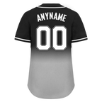 Custom Black Grey Fade Fashion Personalized Authentic Baseball Jersey BSBJ01-D0a70cf