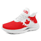 Custom 2026 World Cup Canada Sneakers DIY Country Flag Running Shoes Lightweight Sport Shoes Gift for Football Fans Personalized Team Name and Logo FN079-F023063-1