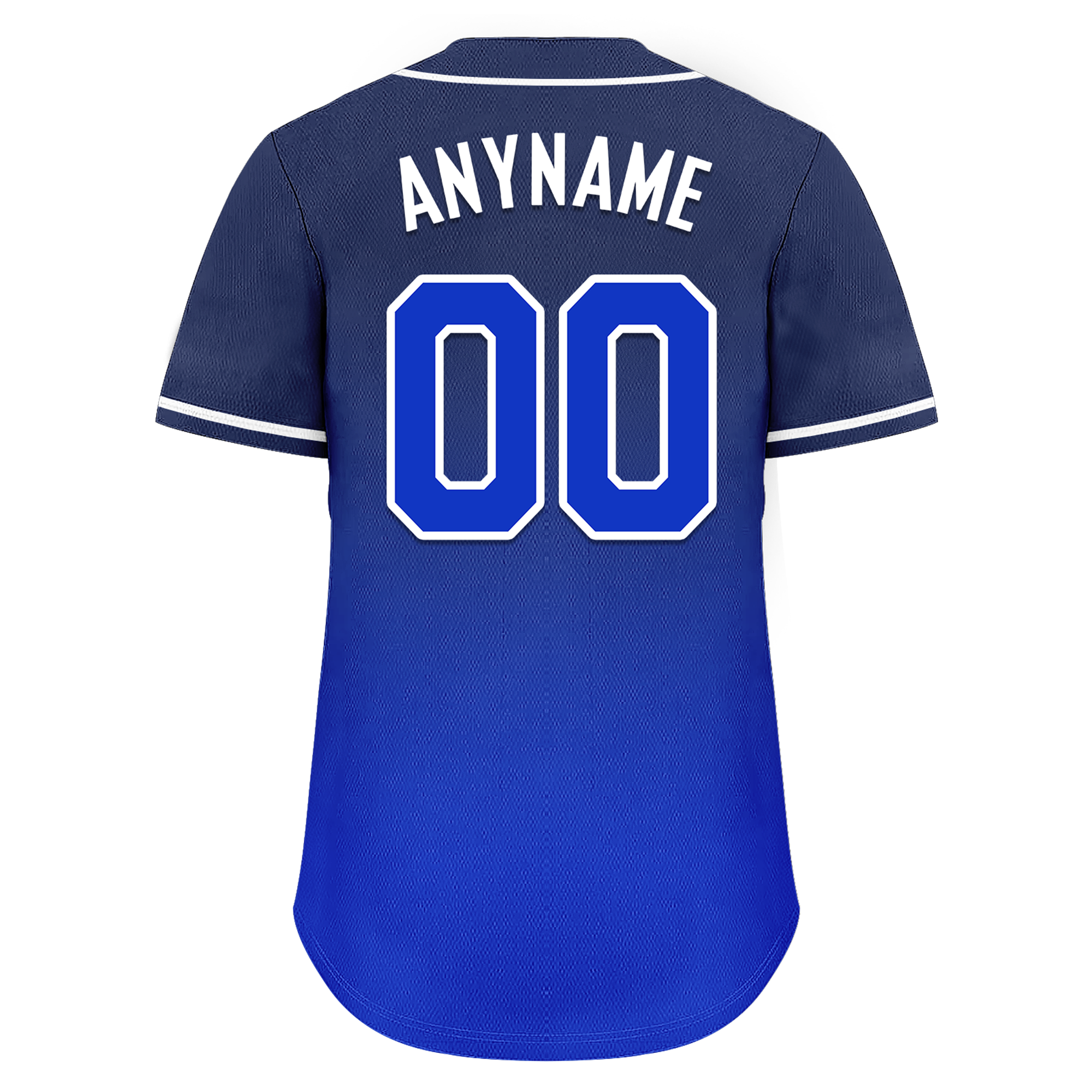 Custom Blue Fade Fashion Personalized Authentic Baseball Jersey BSBJ01-D0a70ed