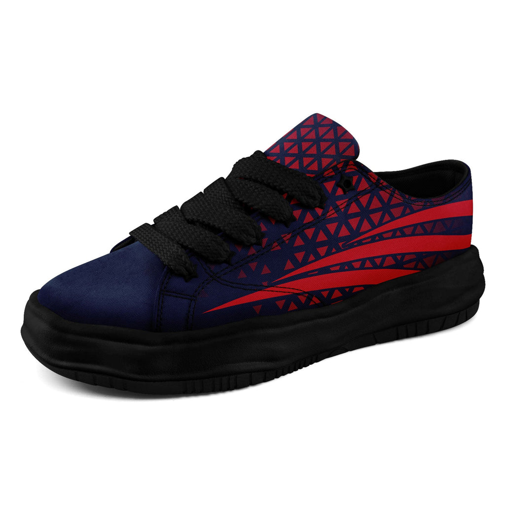 Custom Blue White Massachusetts Shoes Personalized Sneaker FN038-D023003-26 Custom Online