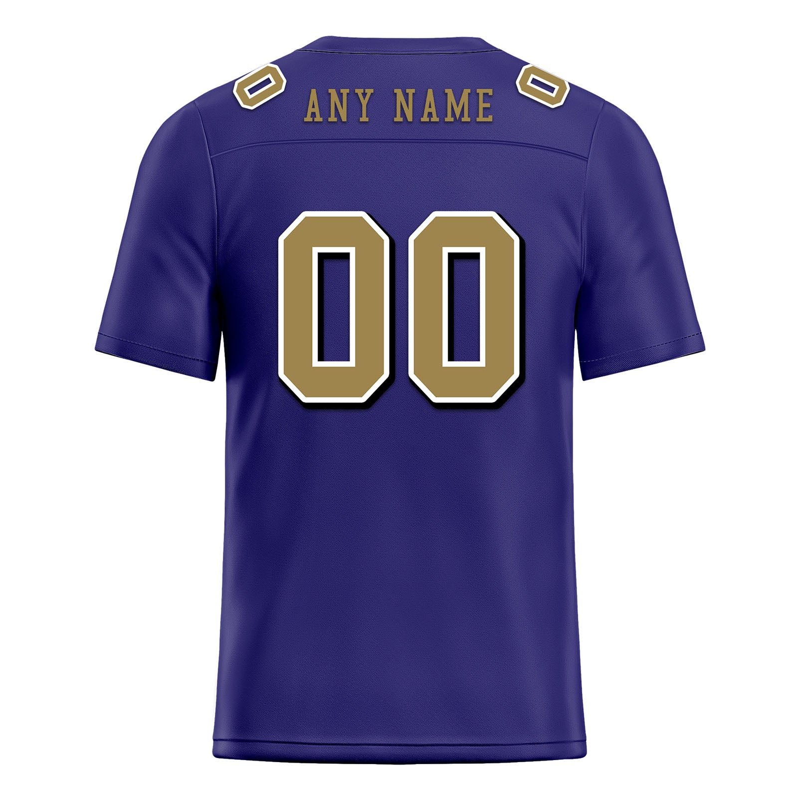 Custom Purple Baltimore Personalized Authentic Football Jersey FBJ02-E0601-3