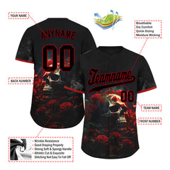 Custom Gothic Personalized Authentic Baseball Jersey BSBJ01-E06003