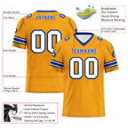 Custom Yellow Los Angeles Personalized Authentic Football Jersey FBJ02-D025033-14