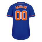 Custom Blue Classic Style Orange Personalized Authentic Baseball Jersey BSBJ01-bd0fa08