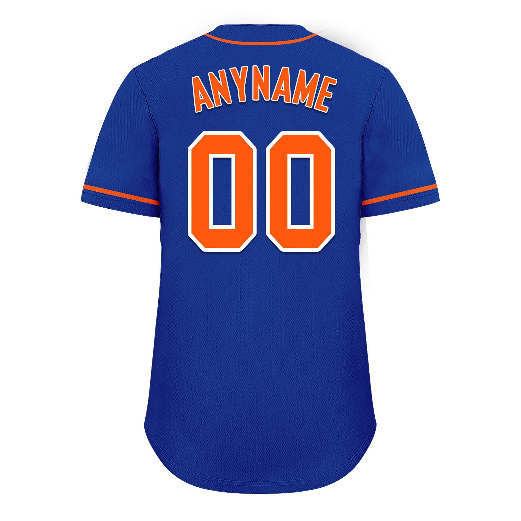 Custom Blue Classic Style Orange Personalized Authentic Baseball Jersey BSBJ01-bd0fa08