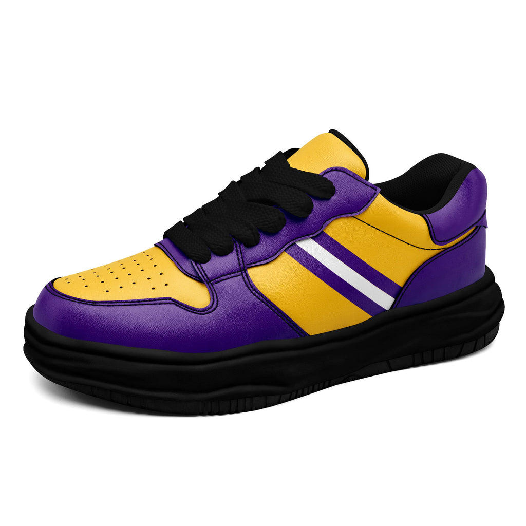 Custom Purple Yellow Minnesota Shoes Personalized Sneaker FN032-D020389-17