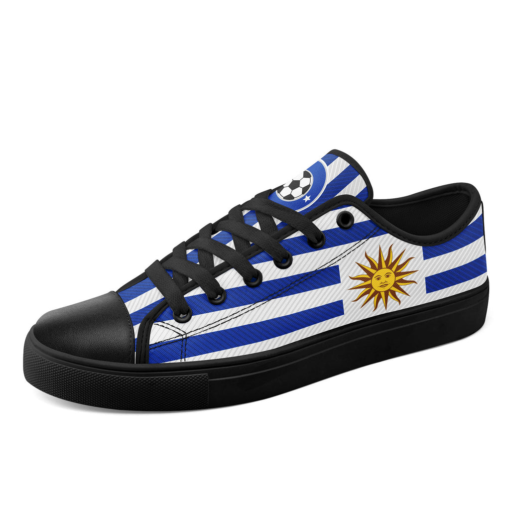 Custom Uruguay 2026 World Cup Sneakers DIY Country Flag Running Shoes Lightweight Sport Shoes Gift for Football Fans Personalized Team Name and Logo FN027-F009107-4