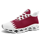 Custom Qatar 2026 World Cup Sneakers DIY Country Flag Running Shoes Lightweight Sport Shoes Gift for Football Fans Personalized Team Name and Logo FN003XD-F020030-1