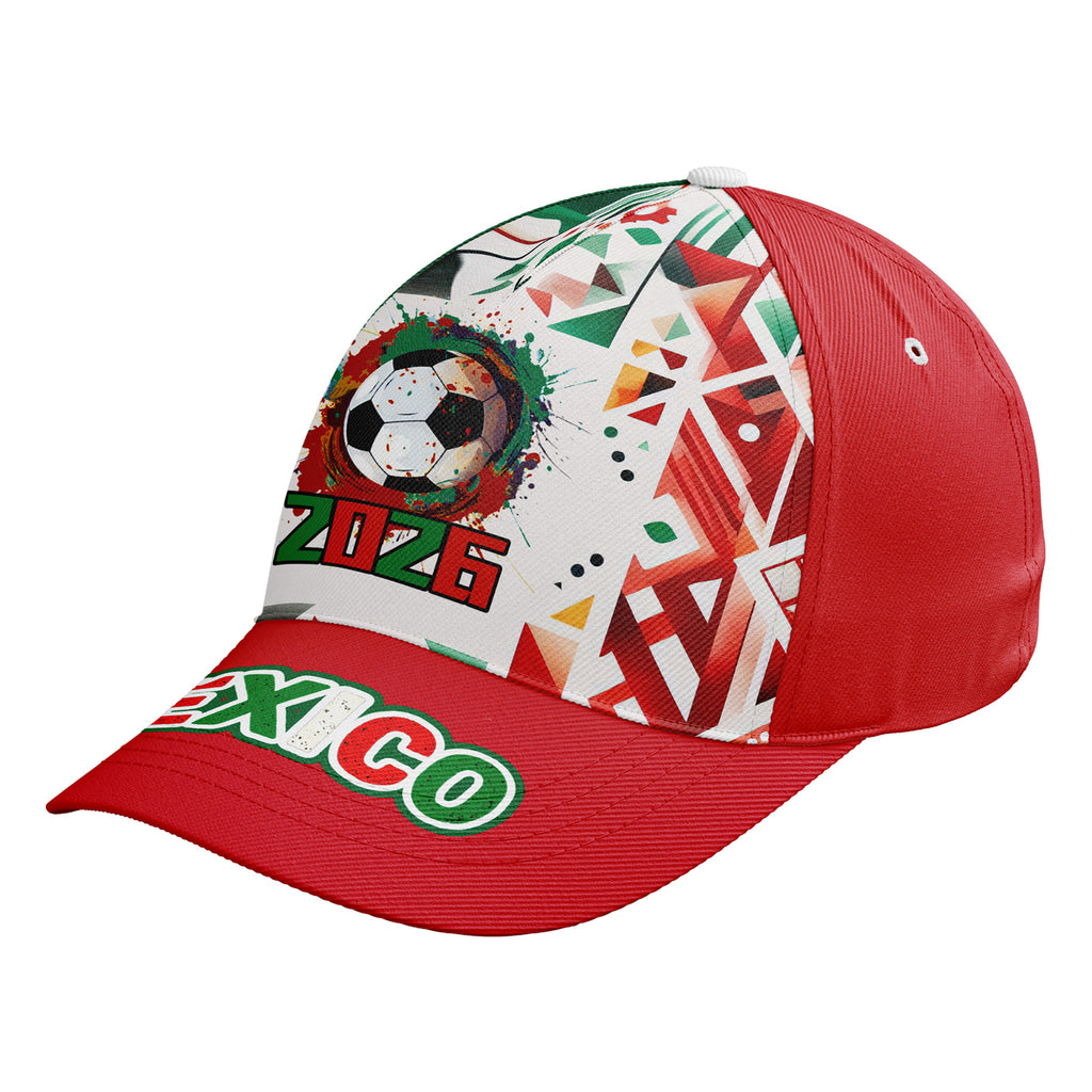 Personalized 2026 Mexico Soccer Fan Hat - Add Your Name & Design Custom 2026 Football Tournament Hat YW061-F023053-5