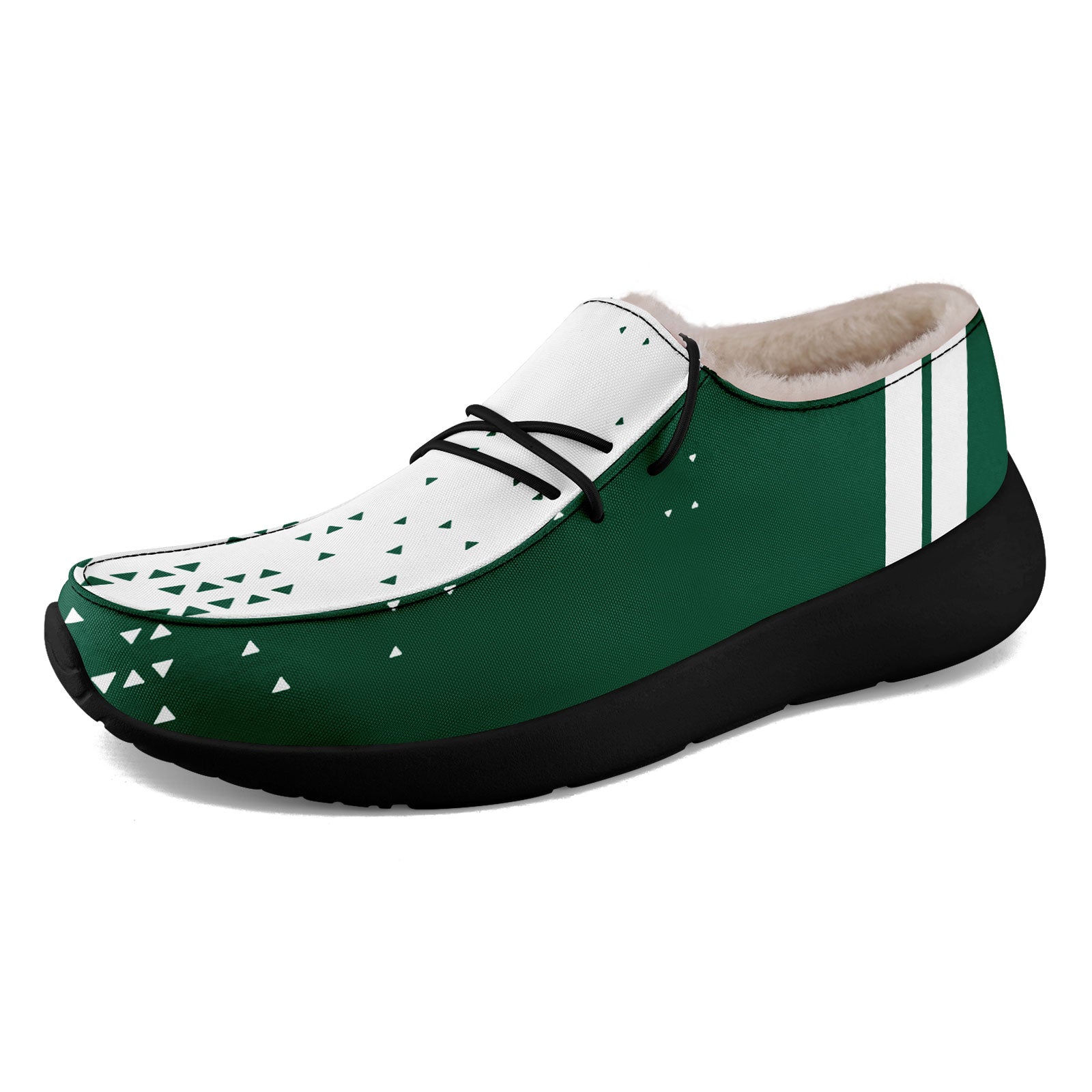 Custom Green White New York Shoes Personalized Sneaker FN042-D020279-28