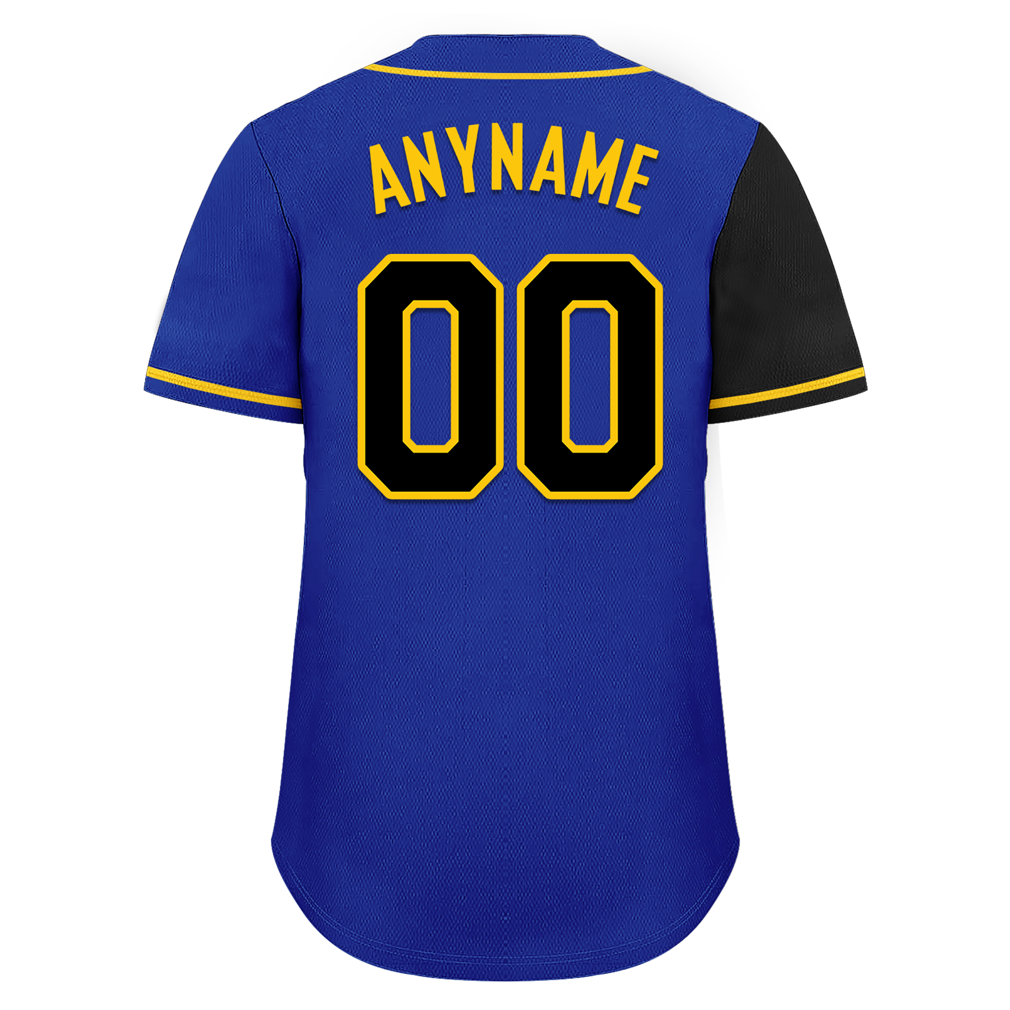 Custom Black Blue Skull Fashion Personalized Authentic Baseball Jersey BSBJ01-D017147