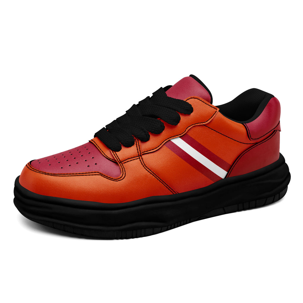 Custom Red Orange Tampa Bay Shoes Personalized Sneaker FN032-D020389-29