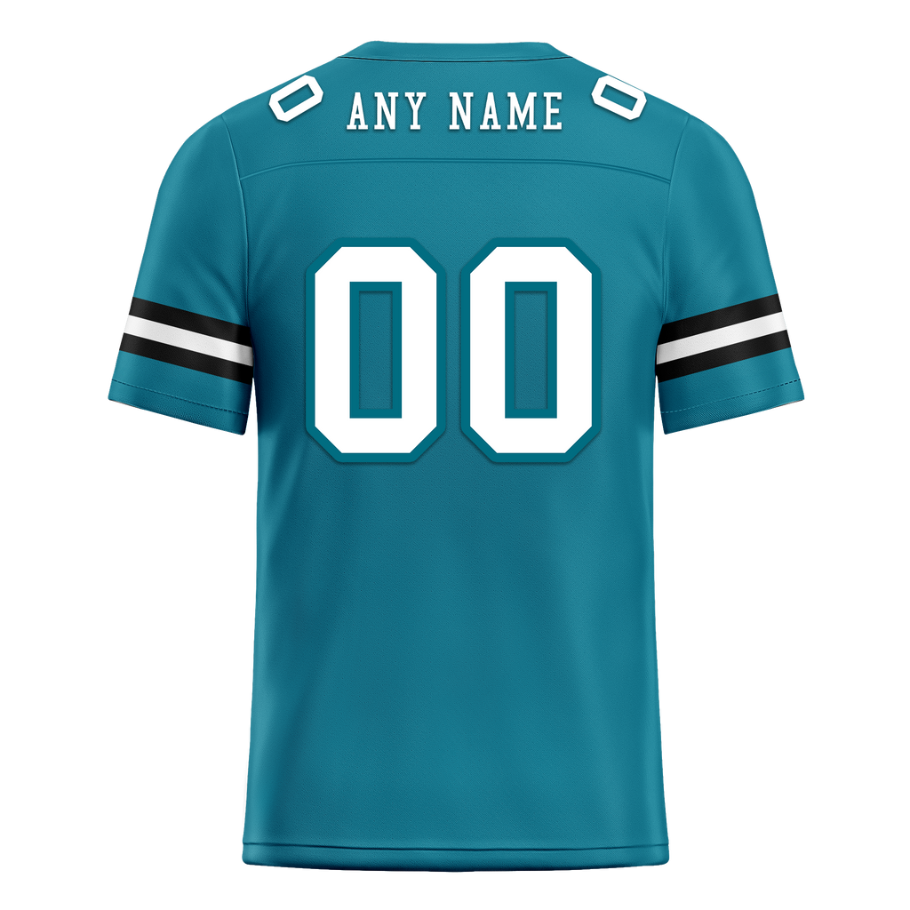 Custom Blue Classic Style Personalized Authentic Football Jersey FBJ02-bd0a70be